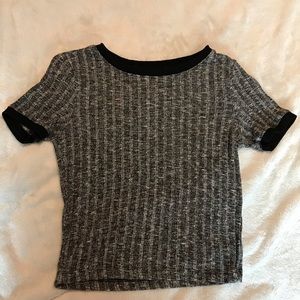 Black and gray shirt